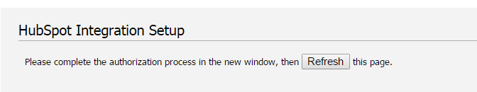 hubspot integration setup