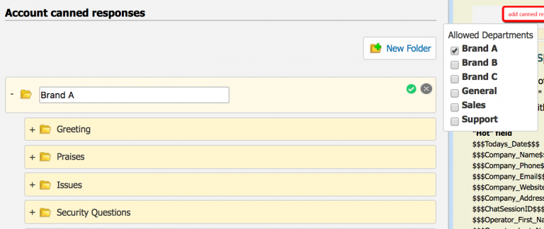Just released: Folder organization of canned content, new shortcuts and more…