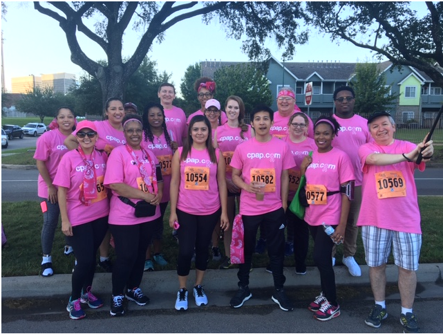 CPAP.com Live Chat Team Cancer Walk