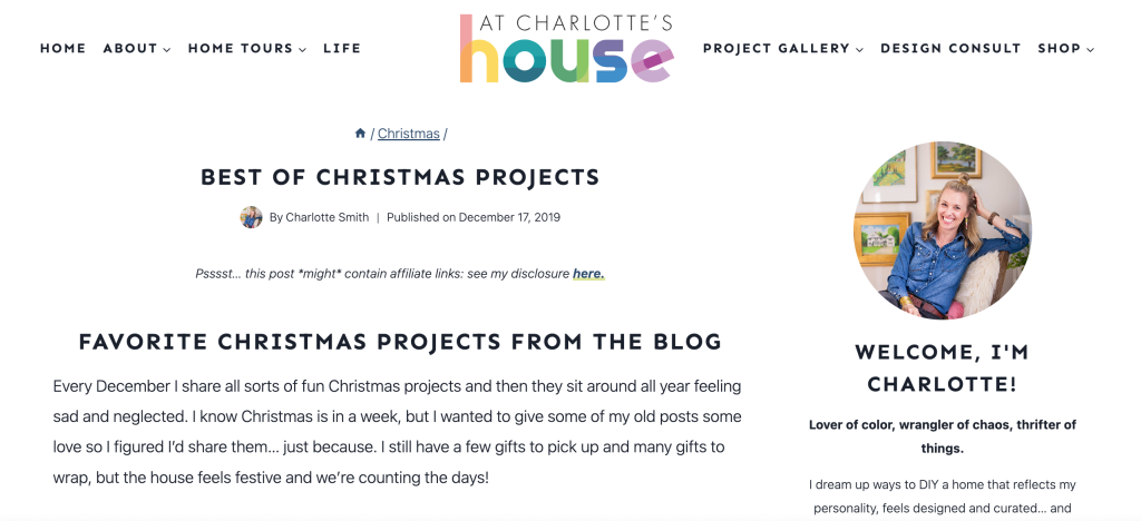 Example: Holiday Content